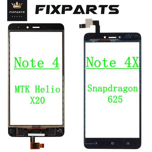 for Xiaomi Redmi Note 4 Touch Screen Digitizer Front Glass Panel Note4 Pro 4X Touchscreen For MTK X20 Redmi Note 4X Touch Screen