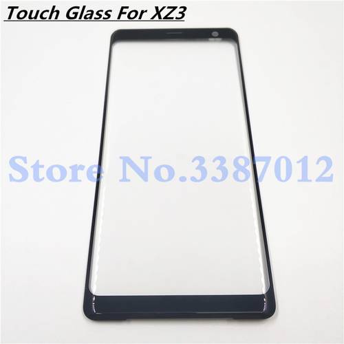 Original For Sony Xperia XZ3 Front Glass Touch Screen LCD Outer Panel Top Lens Cover Repair Replacement Part