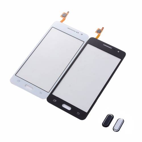 For Samsung Galaxy Core 2 SM-G355H G355 4.5 Inch Touch Screen Digitizer Front Glass Panel+3M Tape+Home Button Return Key