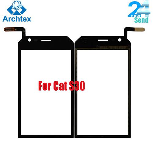 For Original Cat S30 Touch Screen Panel Glass Lens Digitizer Sensor +Tools 100% Test Stock
