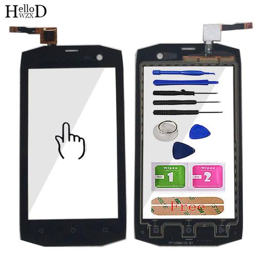 Moible Phone Touch Screen Panel For Vertex Impress Action Touch Screen Digitizer Front Glass Touchscreen Sensor Adhesive