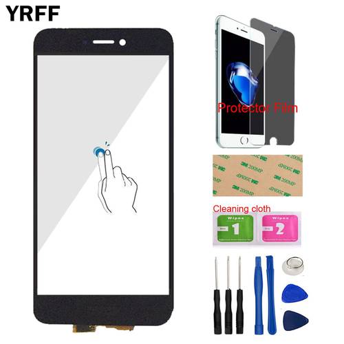 5.2&39&39 Touch Screen Glass For HuaWei P8 Lite 2017 Touch Screen Touch Digitizer Panel Front Glass Tools Protector Film Adhesive