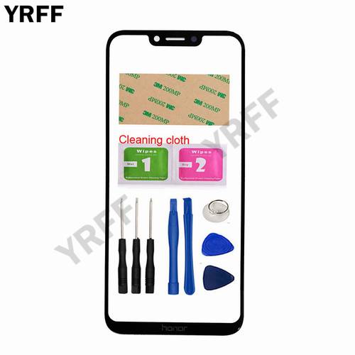 YRFF 6.3&39&39 Honor play Mobile Touch Screen Outer Glass For Huawei Honor play Front Glass Panel Replacement
