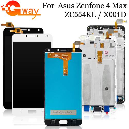 Original 5.5&39&39 For Asus Zenfone 4 Max ZC554KL LCD Display Touch Screen Digitizer LCD Display ZenFone 4 Max ZC554KL X001D Screen