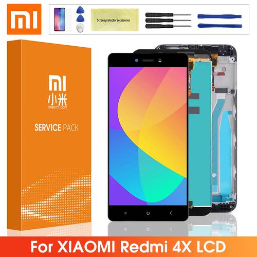 5.0&39&39 Original Screen For Xiaomi Redmi 4X LCD Display Touch Screen Digitizer Assembly Parts With Frame For Redmi 4X Redmi4X