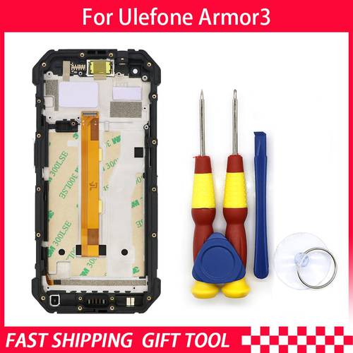 Touch Screen LCD Display For Ulefone Armor 3/Armor 3T Armor 3W Digitizer Assembly Replacement Parts+Repair Tool