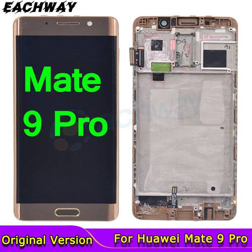 For Huawei Mate 9 Pro LCD Display Touch Screen Digitizer Assembly With Frame Replacement For 5.5
