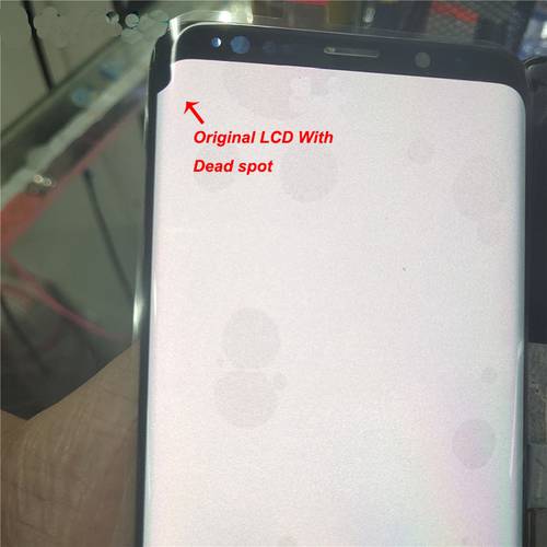 Dead Spot Original Lcd for Samsung Galaxy S9+ G965f G965w Touch Screen Digitizer Lcd Display No Frame for Samsung G965 G965u Lcd