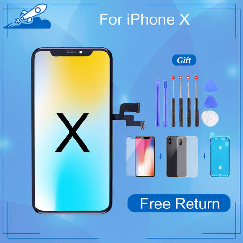 Grade AAA+++ For iPhone X 10 LCD Touch Screen Display Assembly With 3D Force Touch Replacement No Dead Pixel With Repair Tools