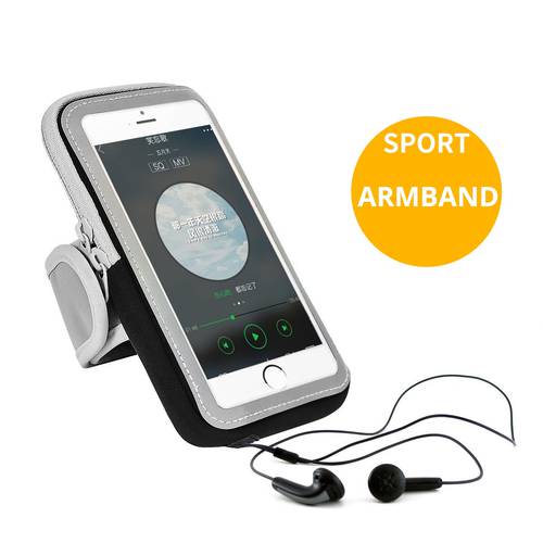 Running Phone Armbands Sport Case Bag Cover 5.8 6.2 6.4 Brassard Telephone Smartphone Arm Holder Gym Exercise Case On Hand Wrist