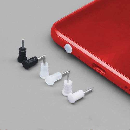 General Silicone Phone Dust Plug 3.5mm Usb Headphone Jack Micro Port Protector Cover for IPhone 5 5S 6 6S 7 8 Smartphone Gadgets