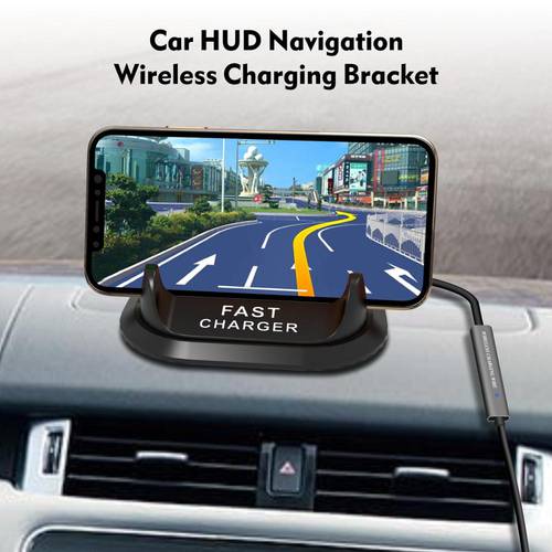 HUD Car Wireless Charger stand10W Quick for iPhone 11 Pro XR XS Huawei P30 Samsung note 10 Qi Charging Phone dash board Holder