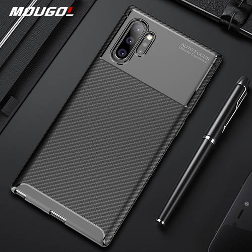 For Samsung Galaxy Note 20 Ultra Case Luxury Carbon FIber Cover 360Full Protection Phone Case For Note 10 20 Ultra Cover Bumper