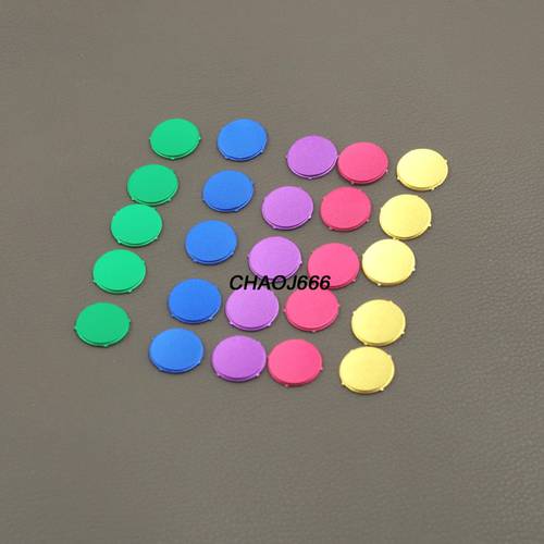 5pcs Colorful Clickwheel Center Button Red Gold Blue Purple Green Central Button for iPod 6th 7th Classic 80GB 120GB 160GB