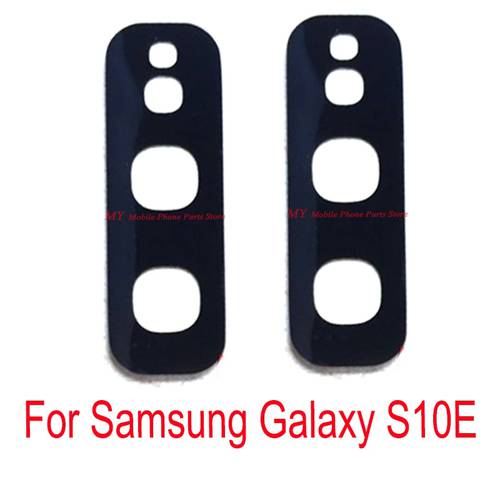 New Rear Back Camera Glass Lens For Samsung Galaxy S10 E S10e G970 G970F Back Main Camera Lens Glass With Sticker Repair Parts
