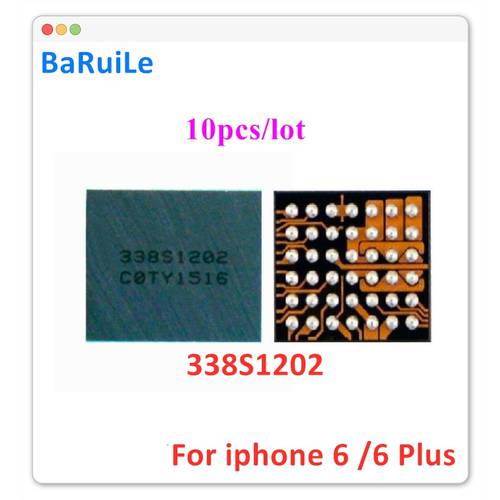 BaRuiLe 10pcs Small Audio U1601 338S1202 ic for iphone 6 6Plus Sound Voice Module Speaker Chip Parts