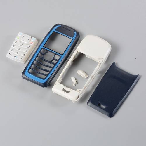 New Phone Replacement Parts Housing Case For Nokia 3100 Front faceplate Housing+Middle Frame+English Keypads+battery cover+Tools