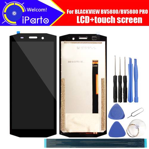 5.5 inch BLACKVIEW BV5800 LCD Display+Touch Screen Digitizer Assembly 100% Original LCD+Touch Digitizer for BLACKVIEW BV5800 PRO
