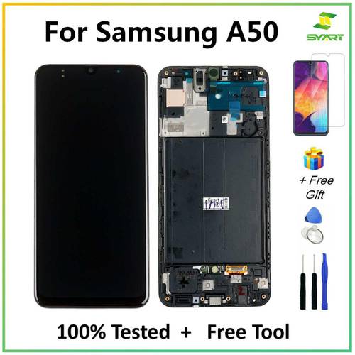 For Samsung galaxy A50 A50s A505F/DS A505F A505FD A505A LCD Display Touch Screen Digitizer Assembly For Samsung A 50 lcd