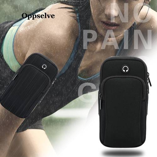 Oppselve Universal 6.5&39&39 Waterproof Sport Armband Bag Running Gym Arm Band Mobile Phone Bag Case Cover Holder for iPhone Samsung