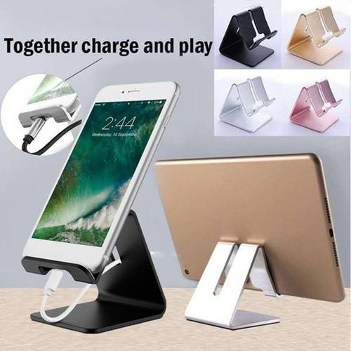 Universal Aluminum Alloy Cell Phone Support holder For Phone Desktop Stand For Ipad Samsung iPhone xiaomi Mobile Phone Bracket