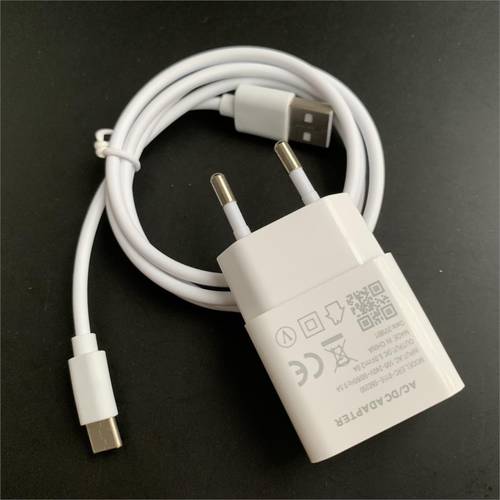 EU Plug USB Charge for Huawei P20 Lite P9 Honor 8 9 Nova 2 2i 3i 4 3 P Smart Plus Charger Adaptor Type-C/Micro USB Cable
