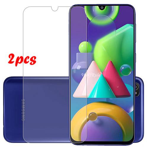 2Pcs For Samsung Galaxy M21 Glass For Galaxy M21 Tempered Glass Film 9H Screen Protector Protective Glass for Samsung M21 M215F