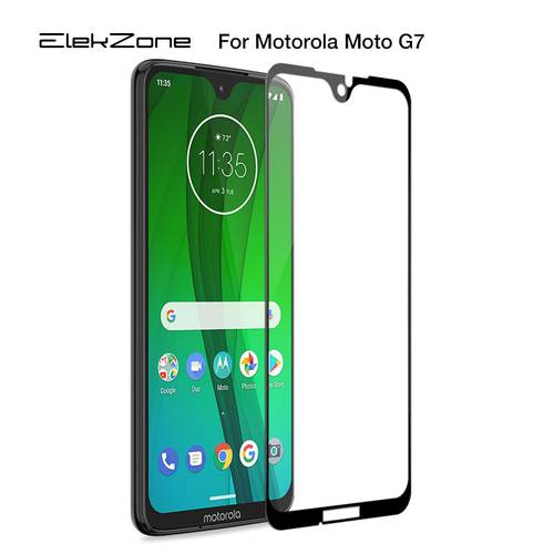 Full Cover Protective Glass For Motorola G7 G6 E6 Glass Screen Protector On For Moto G7 Play G7 Power G6 E6 E5 Plus Glass Film