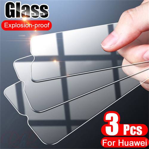 3Pcs Full Cover Tempered Glass For Huawei P30 P20 P40 P10 Lite P20 Pro Glass Screen Protector Honor 20 Lite 20 Pro Glass Film HD