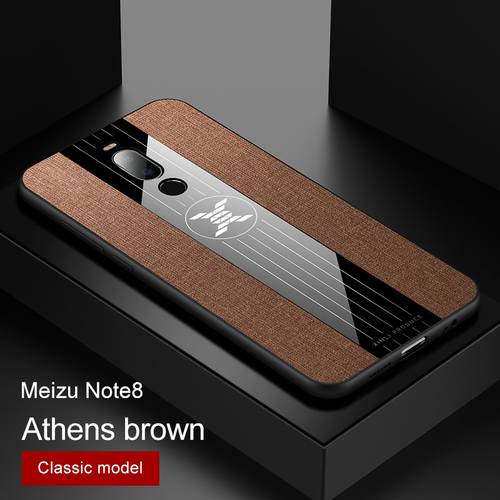 ShockProof Case For Meizu Note 8 9 17 18 Pro Ultra Thin Soft TPU Case For Meizu Note8 Note9 Anti Shock Cloth Fabric Cover Cases