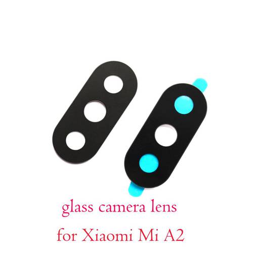 2pcs/lot rear back camera lens glass for Xiaomi Mi A1 A2