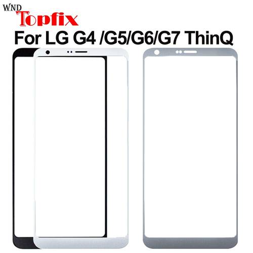 New Outer Glass For LG G4 G5 G6 G7 Front Glass Outer Glass screen Panel Glass For LG G7 ThinQ Outer Glass