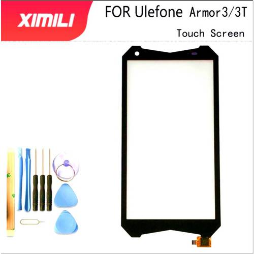 5.7&39&39Tested 100% Original Mobile TouchScreen Glass For Ulefone Armor 3 3T3W Touch Screen Digitizer Panel Front Glass Lens Sensor