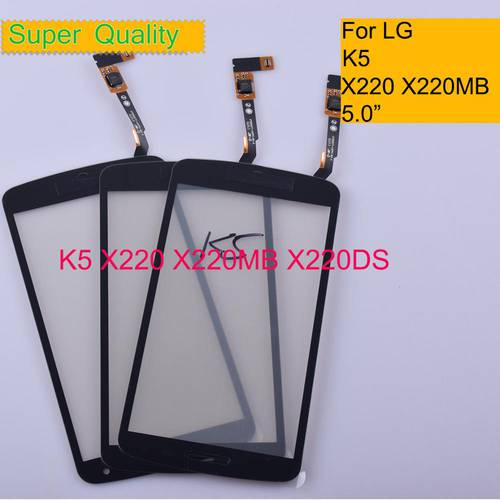 10Pcs/Lot For LG K5 X220 X220MB X220DS Touch Screen Panel Sensor Digitizer Front Outer Glass Lens Touchscreen Replacement