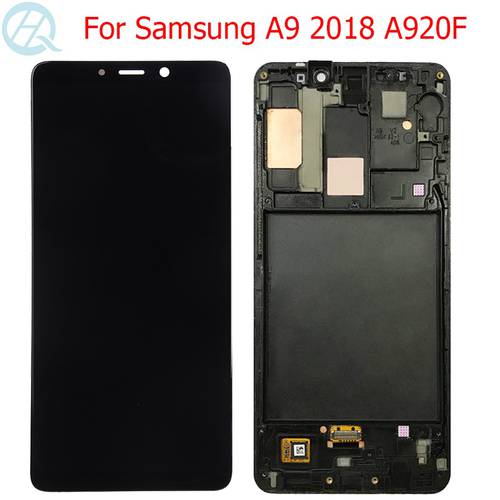 Original A920F LCD For Samsung Galaxy A9 2018 Display With Frame 6.3