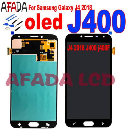 Original Super AMOLED For Samsung Galaxy J4 2018 J400 J400F J400G/DS SM-J400F LCD Display Touch Screen Digitizer Assembly J400H