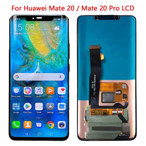 6.39&39&39 LCD Display For Huawei Mate 20 Pro LCD Touch Screen With Frame Digitizer Assembly Replacement For Huawei Mate 20 Pro LCD
