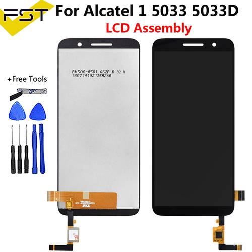For Alcatel 1 5033 5033A 5033J 5033X 5033D 5033T LCD Display+Touch Screen Digitizer Assembly For Telstra Essential Plus 2018