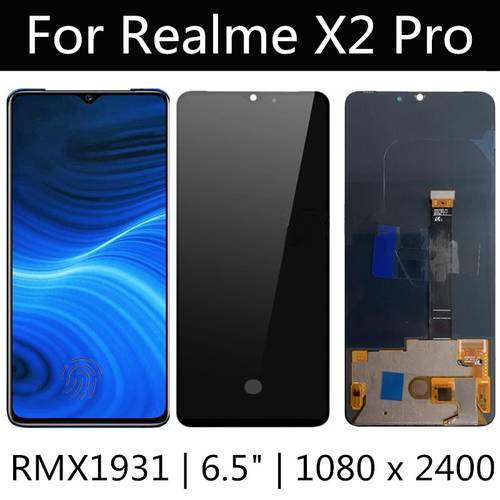 6.5 AMOLED For OPPO Realme X2 Pro LCD Display Touch Screen Assembly Replacement Accessory For Realme RMX1931 LCD Screen