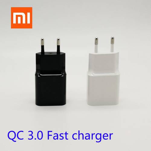Original xiaomi Fast Charger QC 3.0 Quick Charge Adapter Type C Cable for mi 9 8 lite 8SE A2 6 5 5s 5X black shark Redmi Note 7