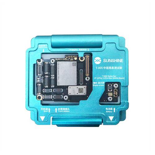 SUNSHINE motherboard tester T-004 for ip 11 T-005 for 11 pro 11 pro max CPU middle layer simple test stand repair tools