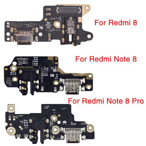 1pcs Bottom USB Charger Port Connector Flex For Xiaomi Redmi 8 8A 9 9A Note 8 9 9S Pro Dock Charging Flex Cable Replacement
