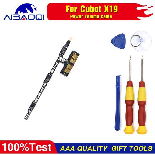 power on/off+volume FPC Key up/down button flex cable FPC For Cubot X19 Phone Perfect Replacement Parts