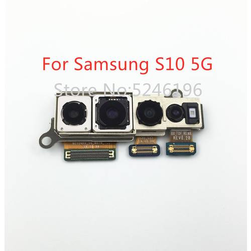 1pcs Back Rear big Main Camera Module Flex Cable For Samsung Galaxy S10 5G G977 G977F G977B Flex Cable Camera Bar Replace parts