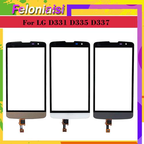 For LG L Bello D331 D335 Touch L Prime D337 TV Touch Screen Touch Panel Sensor Digitizer Front Glass Outer Touchscreen