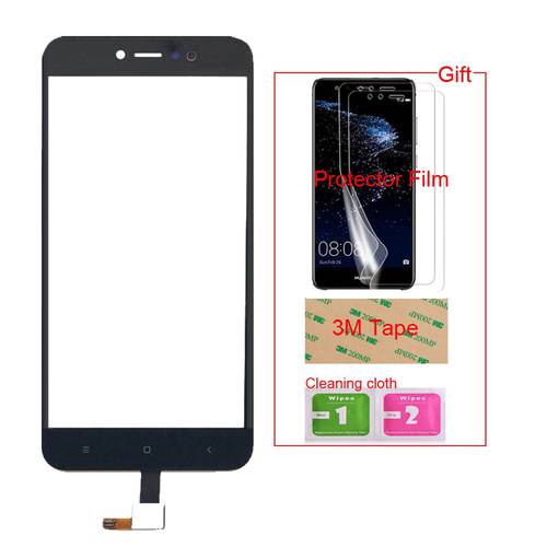 TouchScreen Touch Panel For Xiaomi Redmi Note 5A Prime Touch Screen Digitizer Front Glass ensor Capactive Protector Film