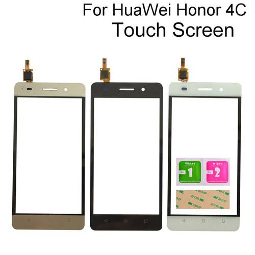 5.0&39&39 Touch Screen For Huawei Honor 4C Touchscreen Panel Front Glass Lens Sensor Digitizer Panel Phone Parts Tools 3M Glue