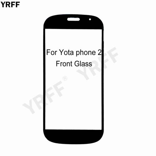 For YotaPhone 3 / 2 Front Outer Glass Touch Screen Outer Glass Panel For Yota phone 2 YD201 YD206 Phone Accessories Tools