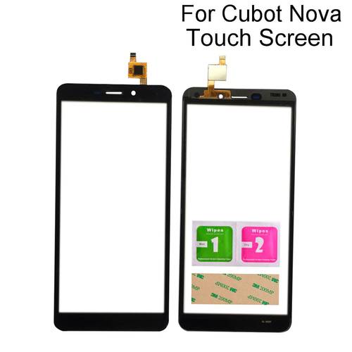 Mobile Touch Screen For Cubot Nova Front Glass Digitizer Panel Touch Replacement Sensor Tools