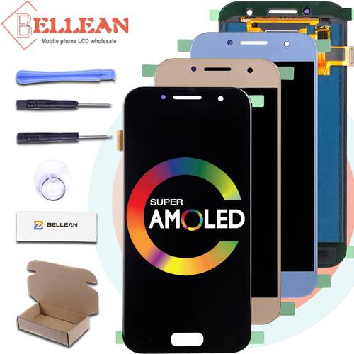 Catteny 4.7 Inch A3 2017 Display For Samsung Galaxy A320 LCD Touch Screen Digitizer A320FL A320F Assembly With Tools